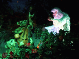 The Witch and a Frog at the Indian Water Lilies attraction at the Fairytale Forest at the Marerijk kingdom