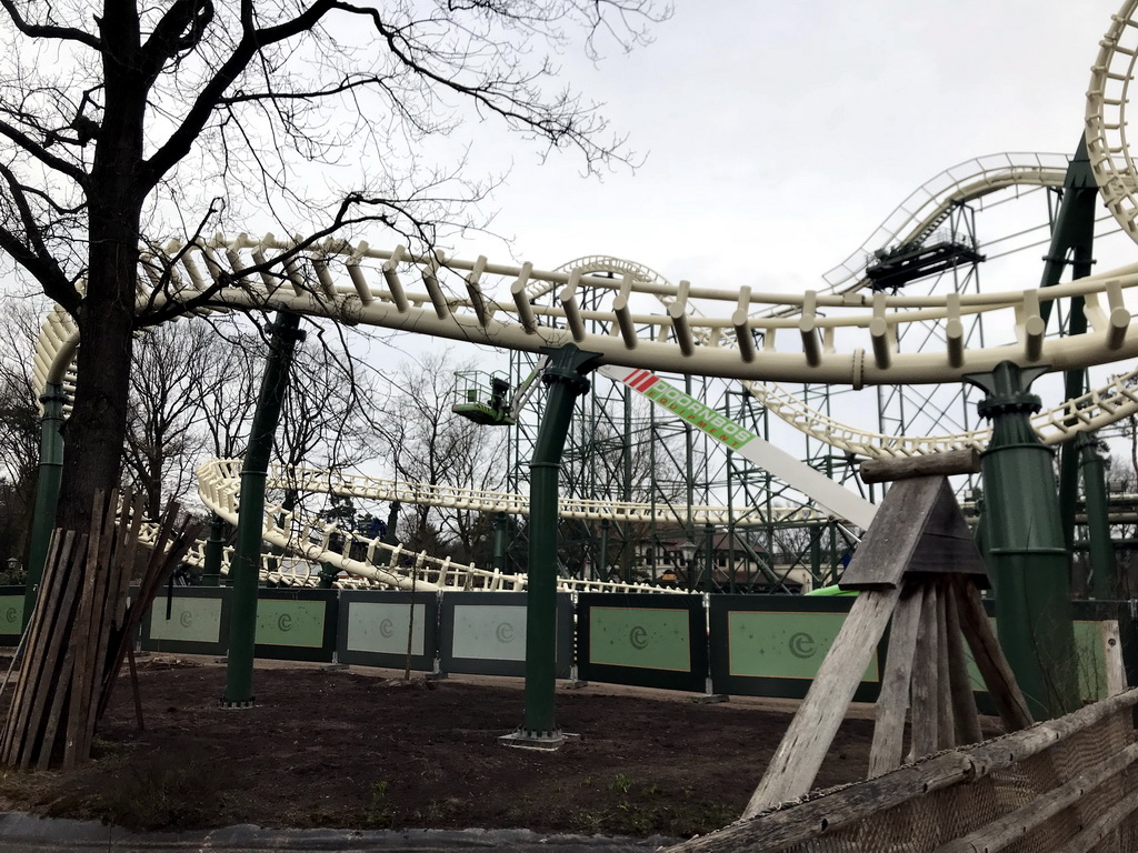 The Python attraction at the Ruigrijk kingdom, under renovation