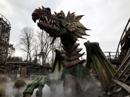 Dragon at the Joris en de Draak attraction at the Ruigrijk kingdom