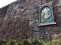 Relief at the right back side of the Symbolica attraction at the Fantasierijk kingdom