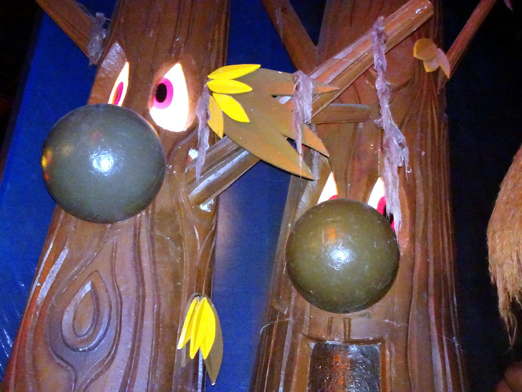 Trees at the African scene at the Carnaval Festival attraction at the Reizenrijk kingdom