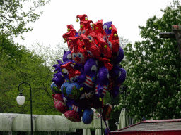 Jokie and Jet balloons at the Carnaval Festival Square at the Reizenrijk kingdom