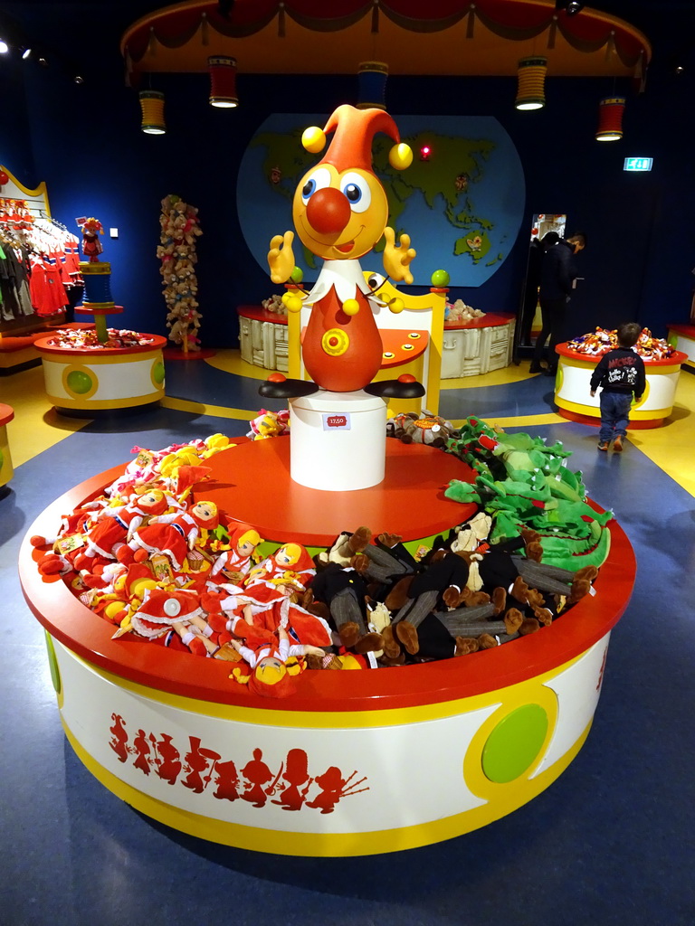 Interior of the Jokies Wereld shop at the Carnaval Festival Square at the Reizenrijk kingdom