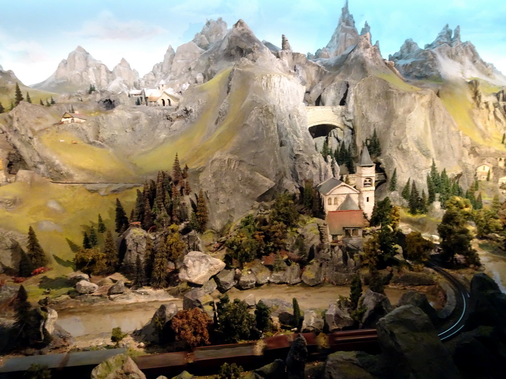 Miniature world at the Diorama attraction at the Marerijk kingdom