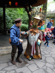 The Sprookjessprokkelaar at the entrance to the Fairytale Forest at the Marerijk kingdom