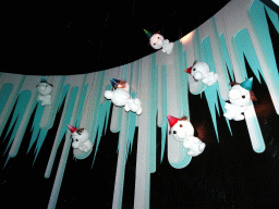 Snowmen at the ceiling of the Carnaval Festival attraction at the Reizenrijk kingdom