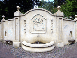 Fountain and sundial at the Pardoes Promenade at the Marerijk kingdom