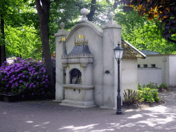 Surprise egg machine `De Gekroonde Eend` at the Anton Pieck Plein square at the Marerijk kingdom