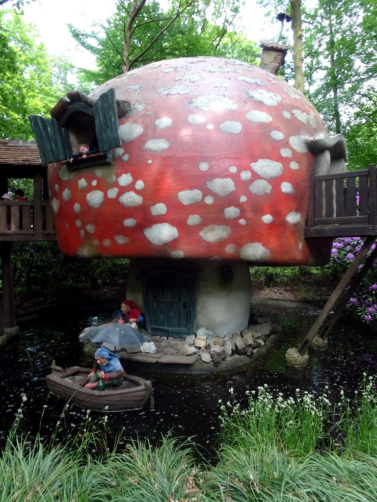 House at the Gnome Village attraction at the Fairytale Forest at the Marerijk kingdom