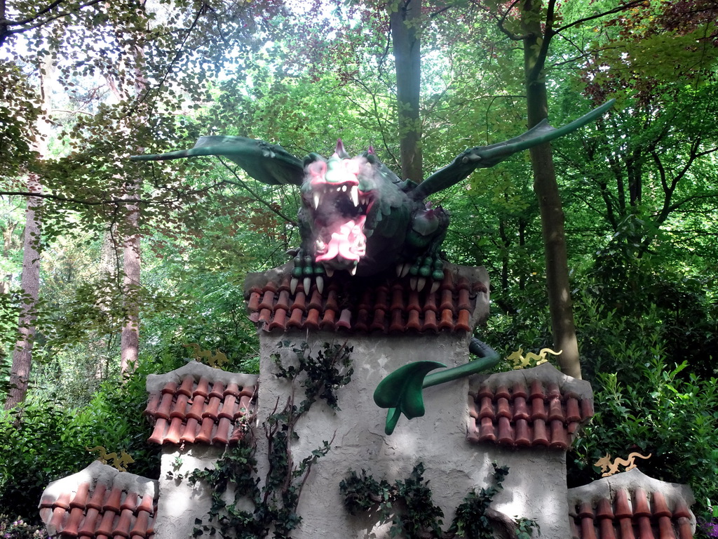 The Dragon attraction at the Fairytale Forest at the Marerijk kingdom