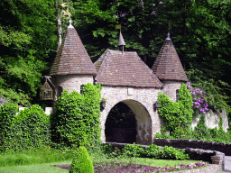 Front of the gate at the Herautenplein square at the Fairytale Forest at the Marerijk kingdom