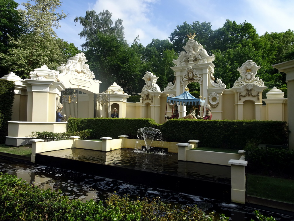 The Emperor`s New Clothes attraction at the Fairytale Forest at the Marerijk kingdom