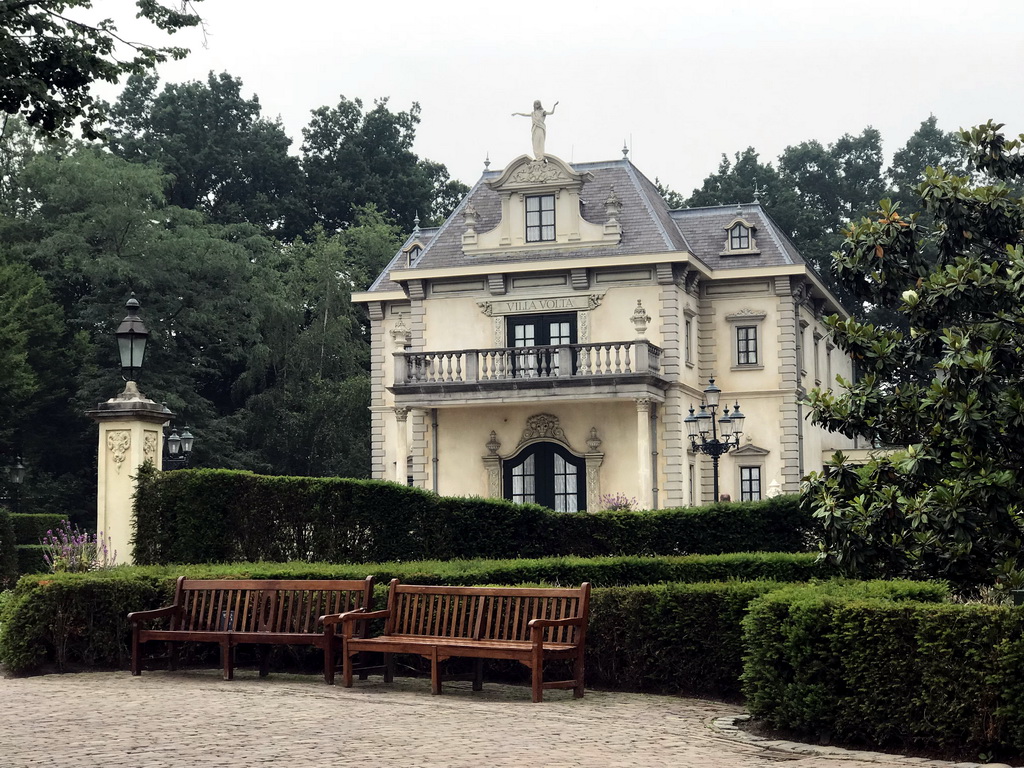 Front of the Villa Volta attraction at the Marerijk kingdom