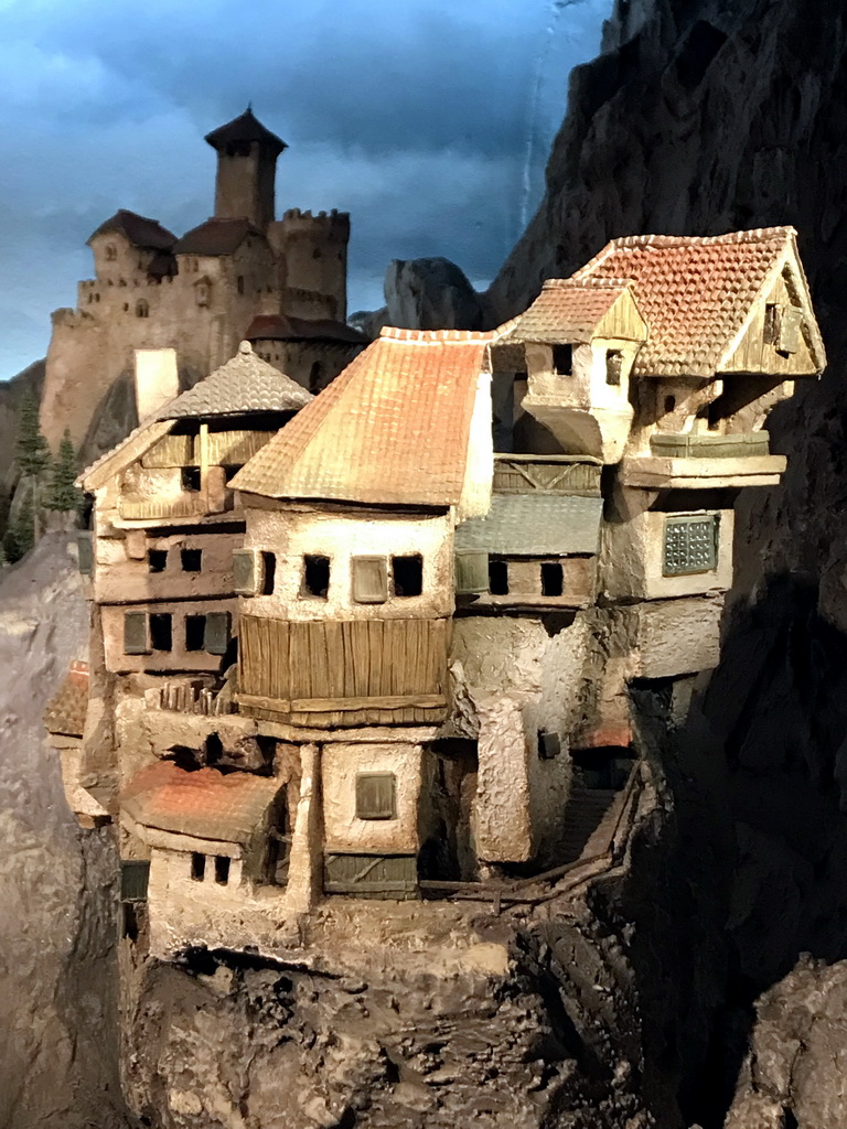 Houses at the miniature world at the Diorama attraction at the Marerijk kingdom