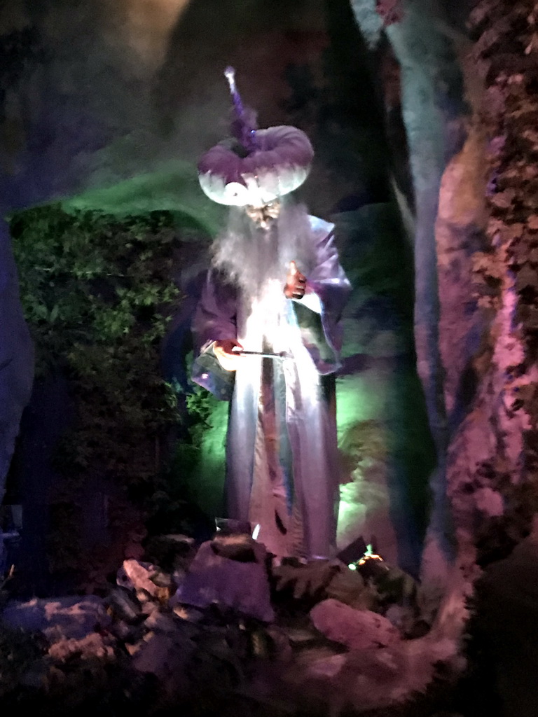 Caliph statue at the Fata Morgana attraction at the Anderrijk kingdom