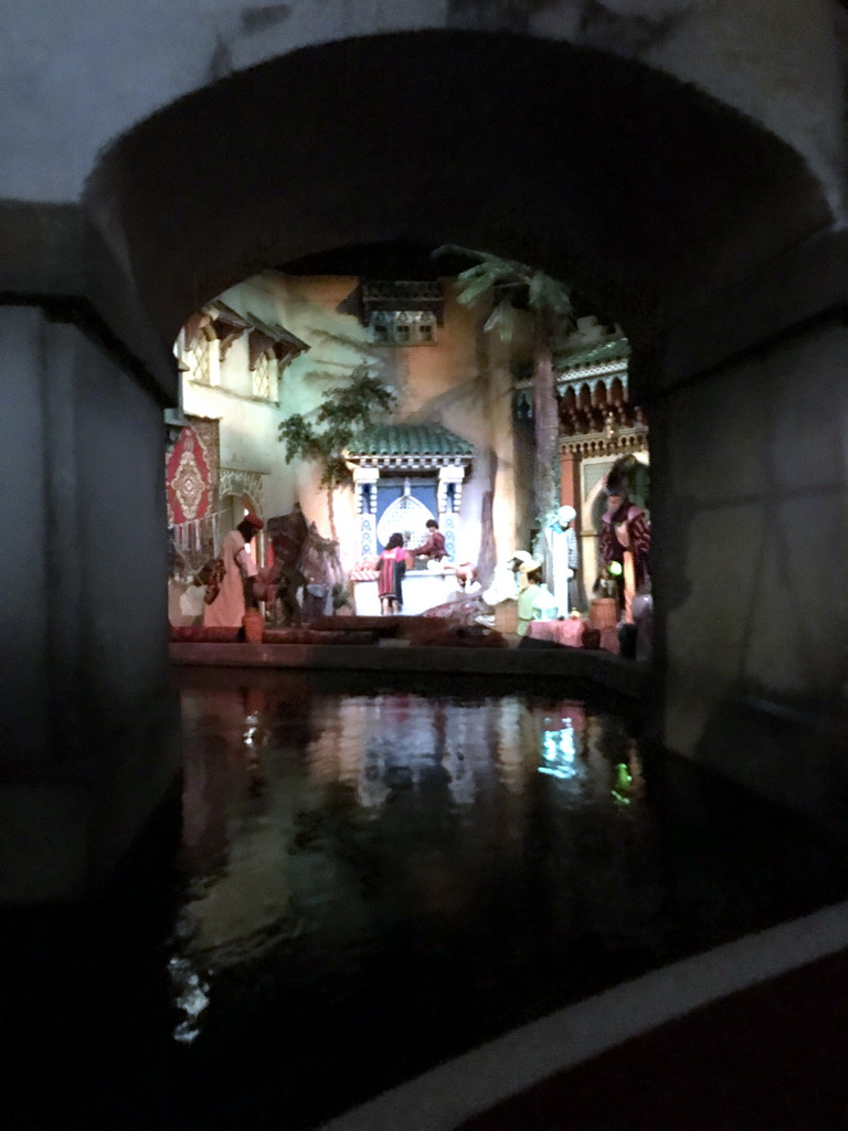 Tunnel and the Marketplace scene at the Fata Morgana attraction at the Anderrijk kingdom