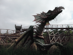 Dragon at the Joris en de Draak attraction at the Ruigrijk kingdom