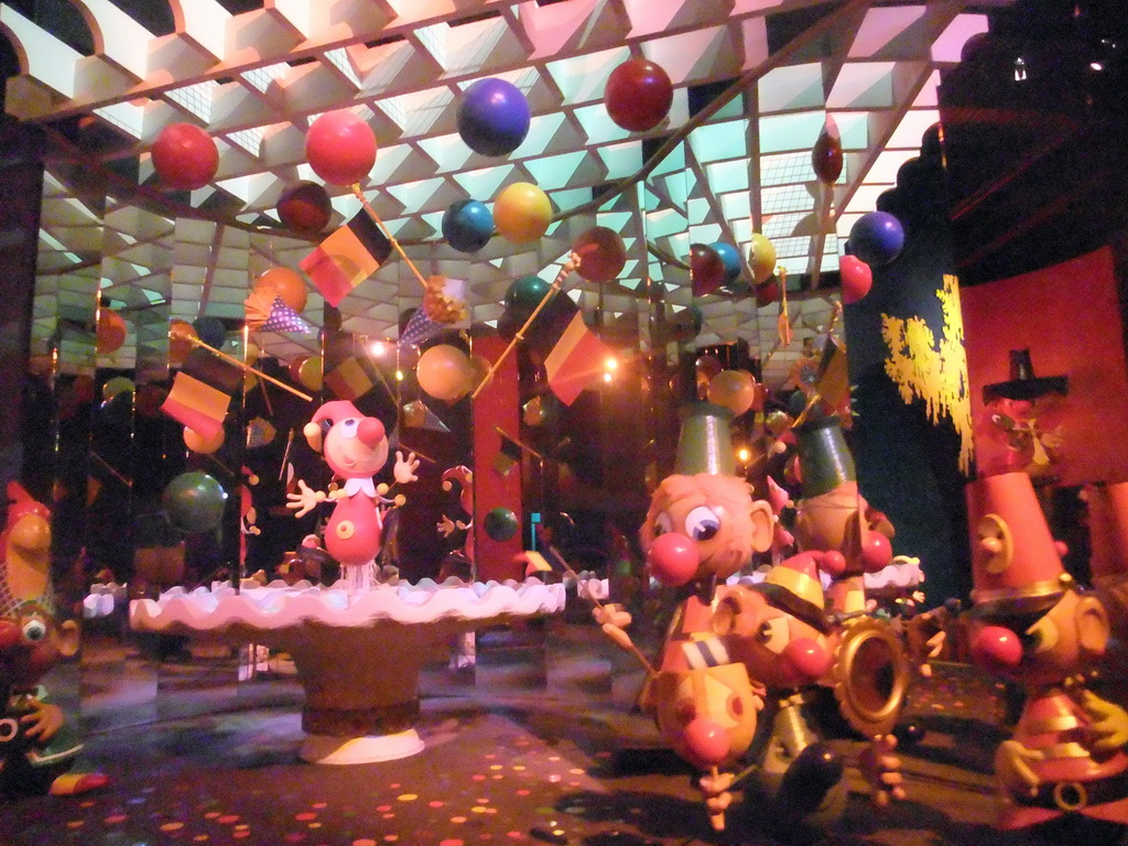 Belgian scene at the Carnaval Festival attraction at the Reizenrijk kingdom