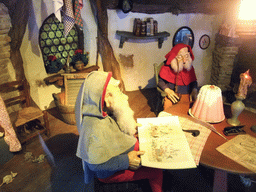 Interior of a house at the Gnome Village attraction at the Fairytale Forest at the Marerijk kingdom