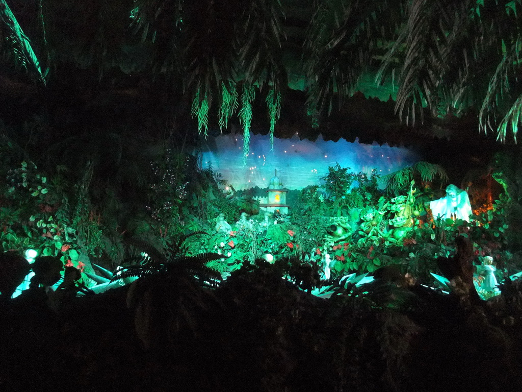 Interior of the Indian Water Lilies attraction at the Fairytale Forest at the Marerijk kingdom