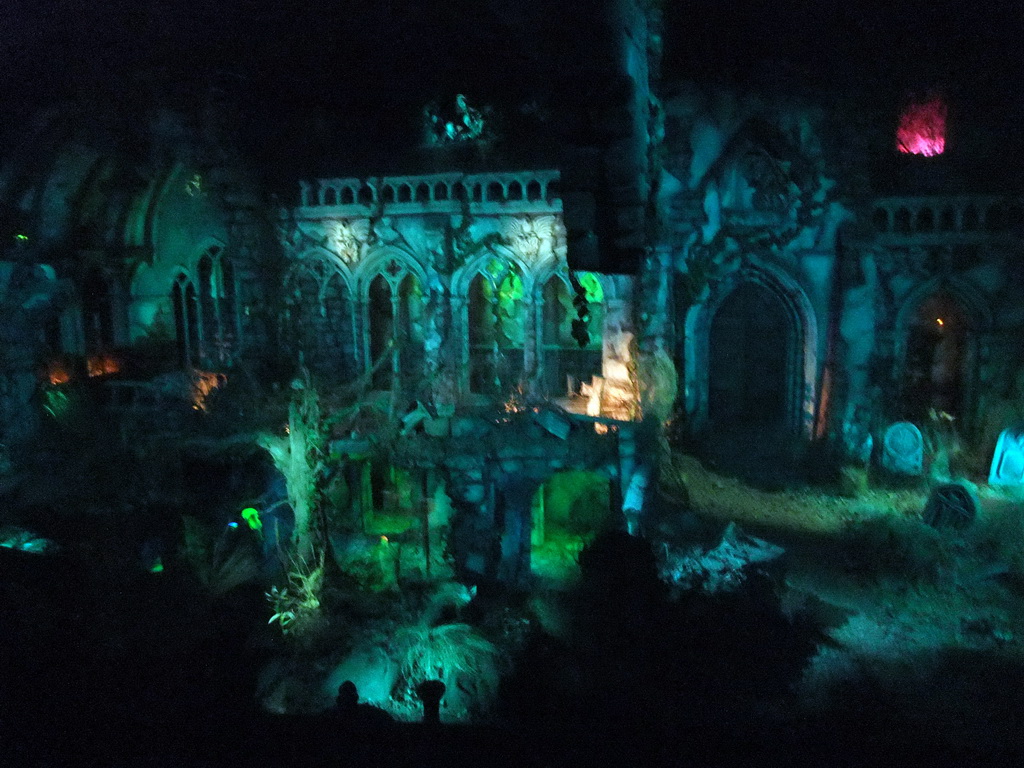 Interior of the Spookslot attraction at the Anderrijk kingdom