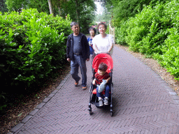 Miaomiao, Max and Miaomiao`s parents at the southwest entrance road to the Fairytale Forest at the Marerijk kingdom