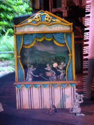 Theatre with mice in Geppetto`s House at the Pinocchio attraction at the Fairytale Forest at the Marerijk kingdom