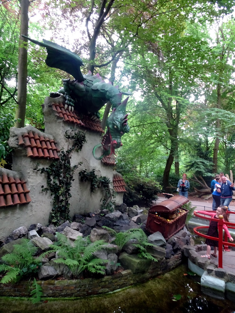 The Dragon attraction at the Fairytale Forest at the Marerijk kingdom