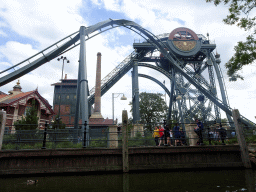 The Baron 1898 attraction at the Ruigrijk kingdom, viewed from our Gondoletta at the Gondoletta attraction at the Reizenrijk kingdom