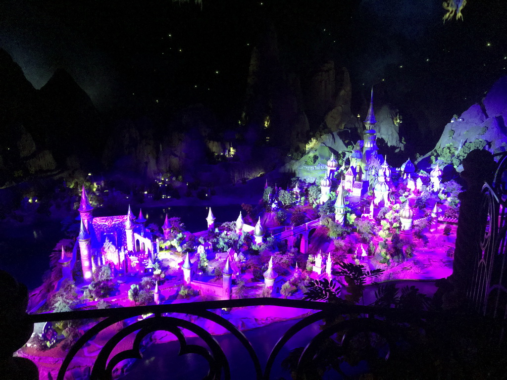 Miniature town at the Panorama Salon in the Symbolica attraction at the Fantasierijk kingdom