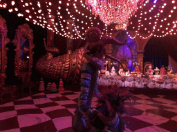 Dancers at the Royal Hall in the Symbolica attraction at the Fantasierijk kingdom