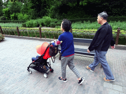 Max and Miaomiao`s parents at the Pardoes Promenade at the Fantasierijk kingdom