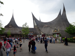 The Dwarrelplein square and the House of the Five Senses, the entrance to the Efteling theme park
