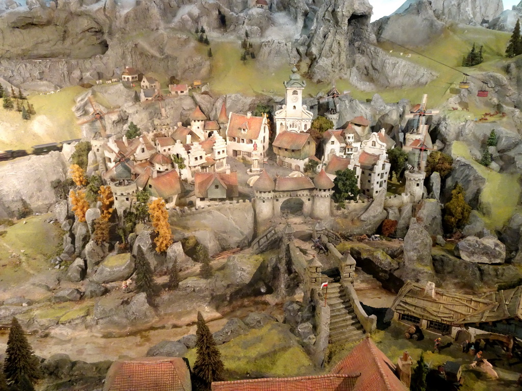 Miniature world at the Diorama attraction at the Marerijk kingdom