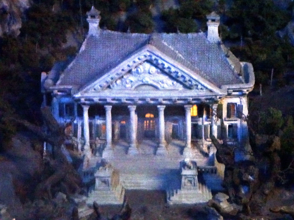 House at the miniature world at the Diorama attraction at the Marerijk kingdom