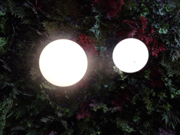 Lamps on the ceiling above the waiting line of the Droomvlucht attraction at the Marerijk kingdom