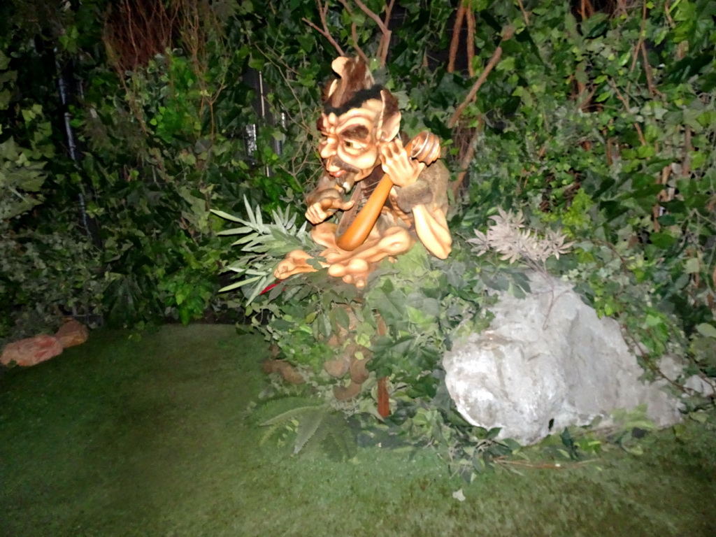 Troll at the bottom of the Squelch Forest in the Droomvlucht attraction at the Marerijk kingdom