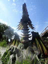 Dragon at the Joris en de Draak attraction at the Ruigrijk kingdom