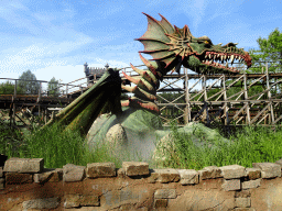 Dragon at the Joris en de Draak attraction at the Ruigrijk kingdom