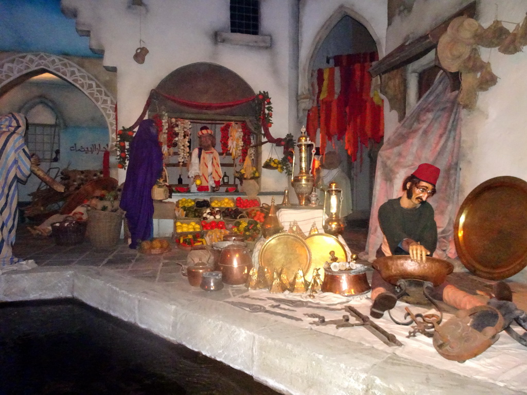 The Marketplace scene at the Fata Morgana attraction at the Anderrijk kingdom