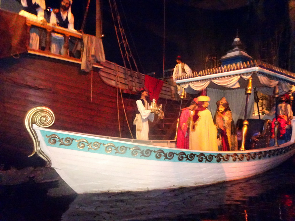 The Harbour scene at the Fata Morgana attraction at the Anderrijk kingdom