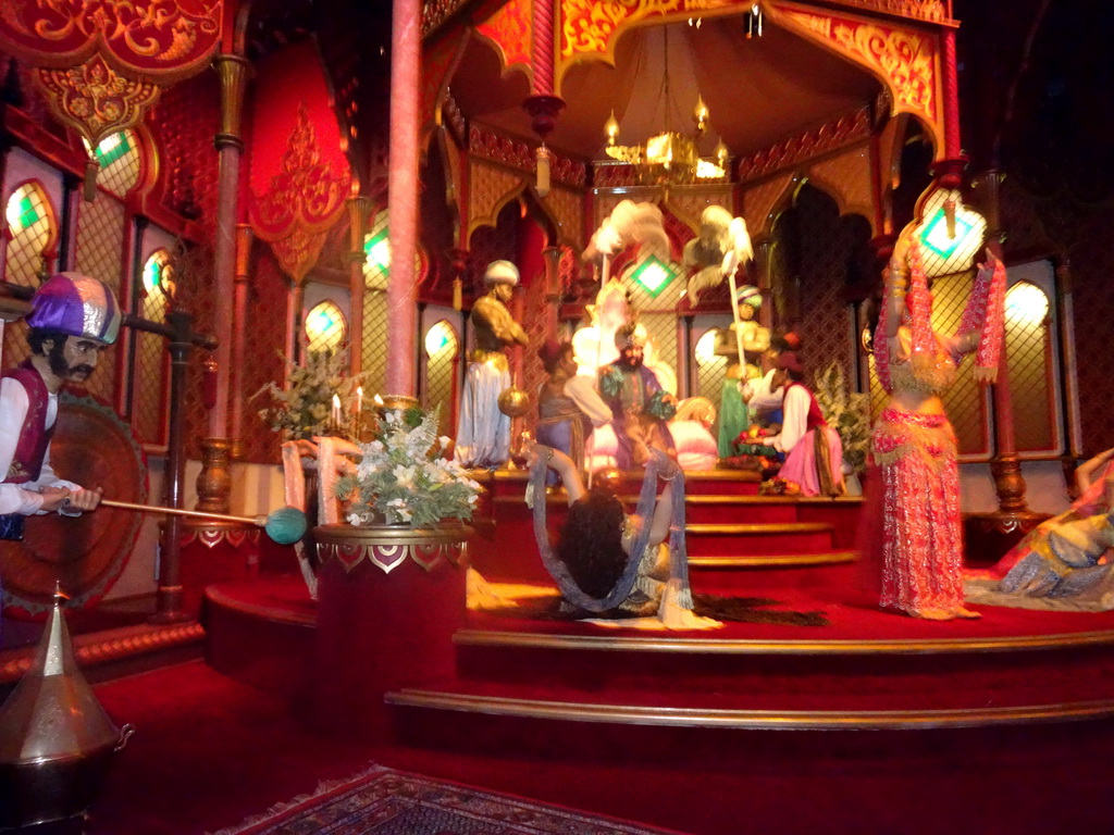 The Throne Room scene at the Fata Morgana attraction at the Anderrijk kingdom