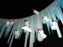 Snowmen at the ceiling of the Carnaval Festival attraction at the Reizenrijk kingdom