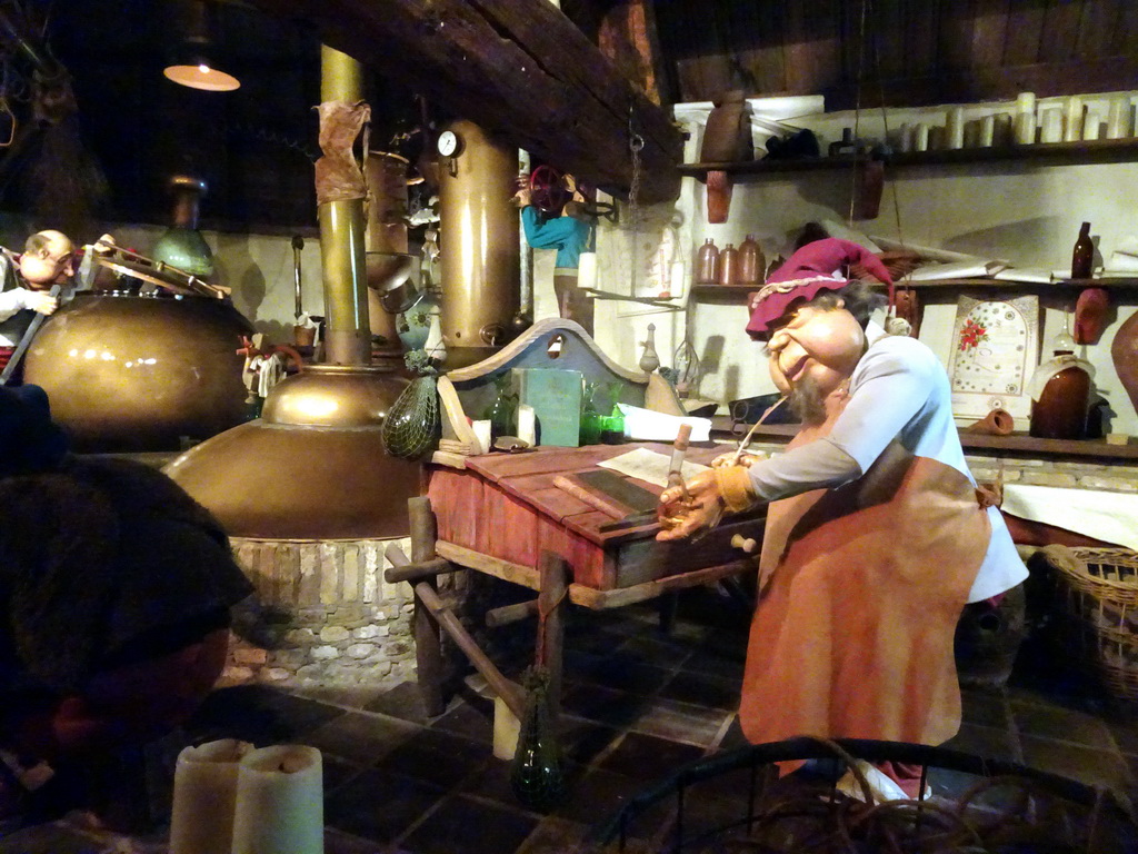 Interior of the Lal`s Brouwhuys building at the Laafland attraction at the Marerijk kingdom