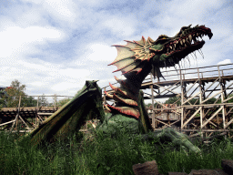 Dragon at the Joris en de Draak attraction at the Ruigrijk kingdom