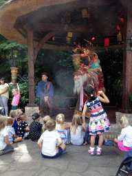 The Sprookjessprokkelaar at the entrance to the Fairytale Forest at the Marerijk kingdom