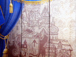 Stage curtain in the Raveleijn theatre at the Marerijk kingdom