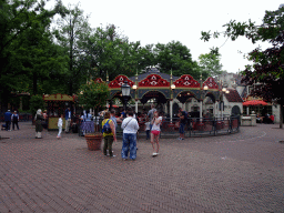 The Vlindermolen carousel at the Anton Pieck Plein square at the Marerijk kingdom