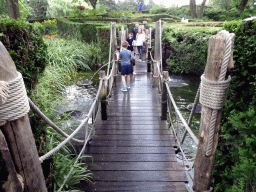 Bridge at the Adventure Maze attraction at the Reizenrijk kingdom