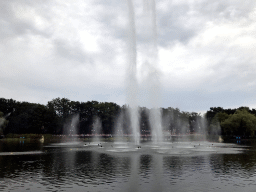 The Aquanura lake at the Fantasierijk kingdom, during the water show